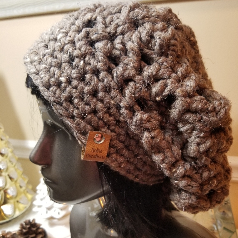 NWT Handmade Crochet Chunky 3-Way Beret
